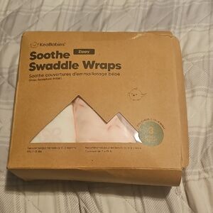 KeaBabies Pink Swaddle Wraps for Babies
